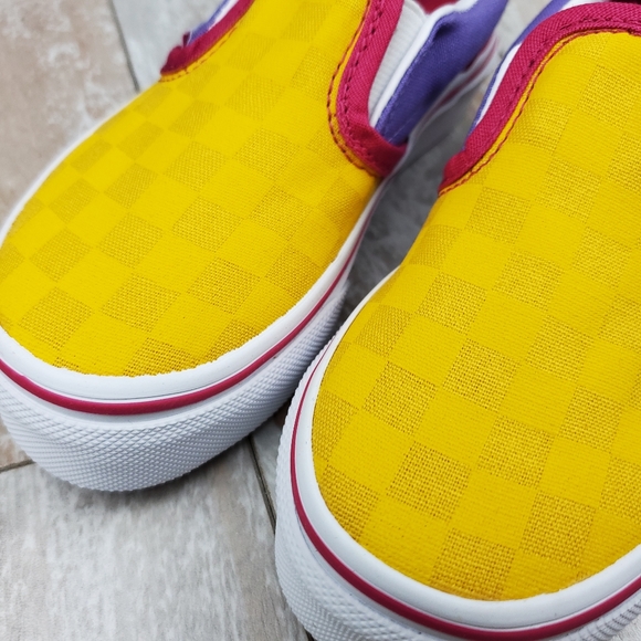 Vans Classic Slip On Checkerboard Multi Pop - Picture 2 of 6